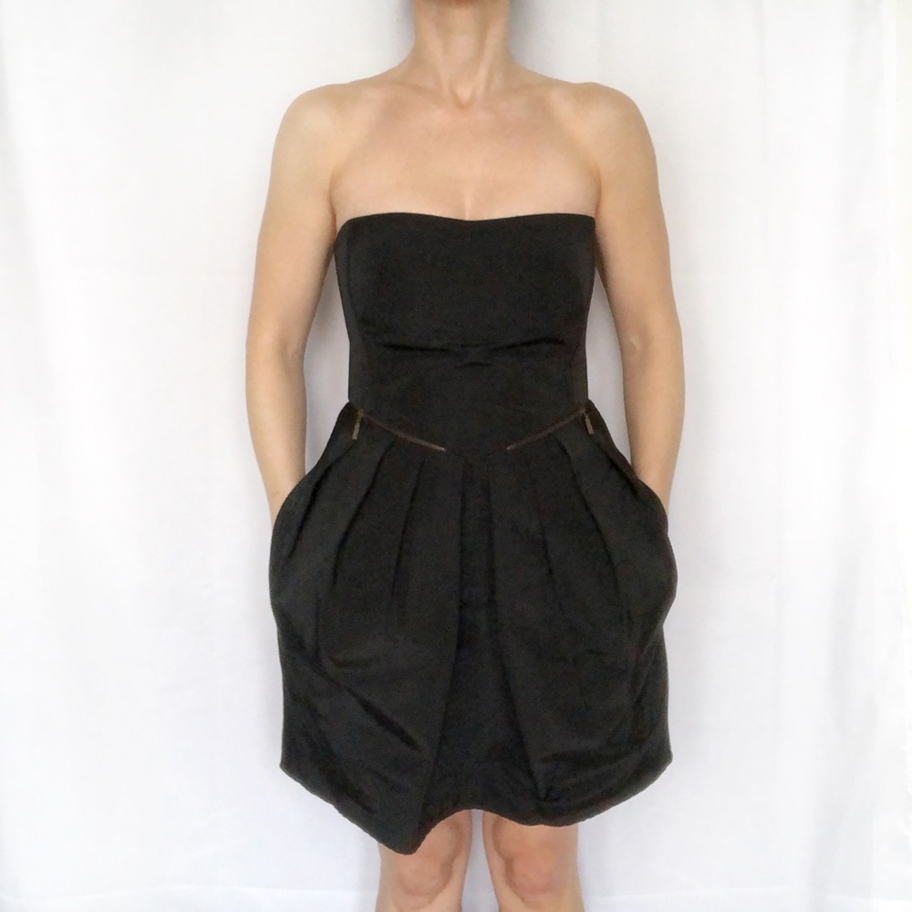 See by Chloe Pleated Fit+Flare Mini Dress